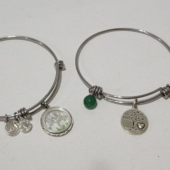Tree Of Life charm bangle bracelets‎ - Picture 3 of 4